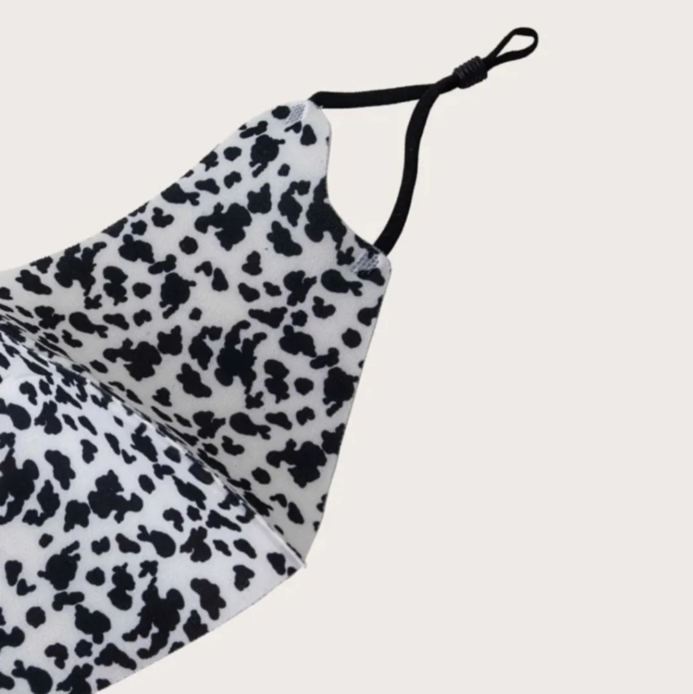 Black and white Dalmatians mask